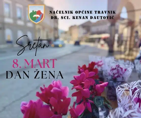 Načelnik Općine Travnik uputio čestitku povodom obilježavanja Međunarodnog dana žena