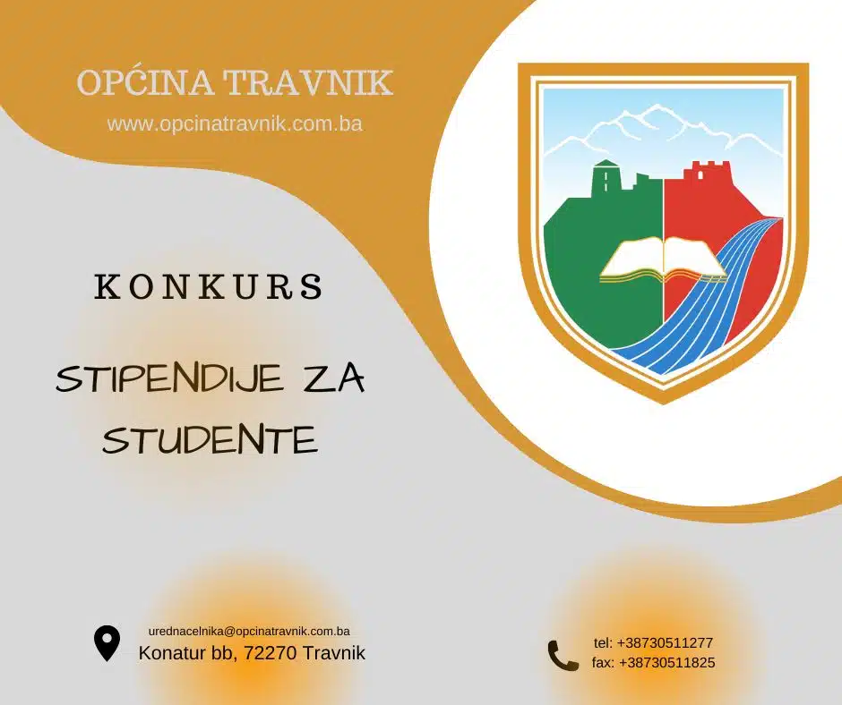 Općina Travnik raspisala konkurs za studentske stipendije – prijave u toku!