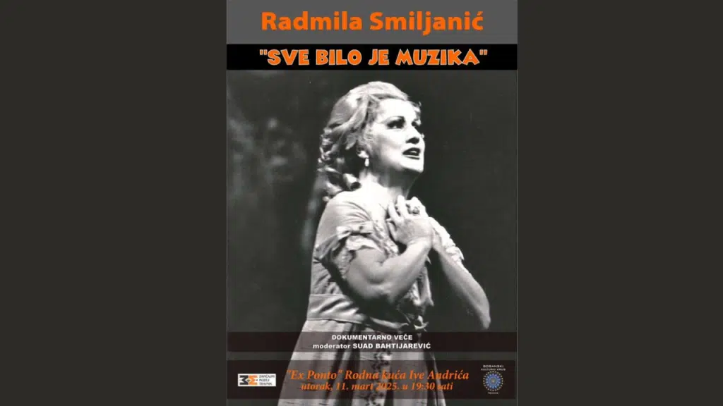 Uskoro u Travniku dokumentarno veče posvećeno operskoj divi Radmili Smiljanić