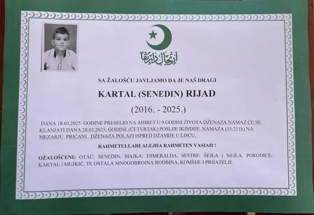 Preminuo je Kartal Rijad