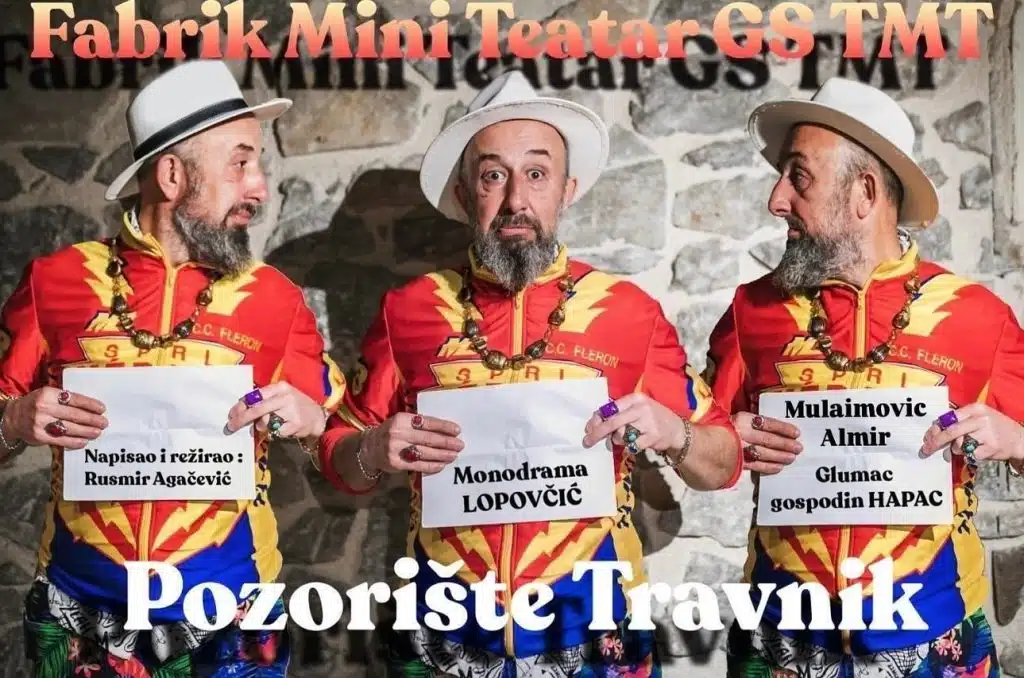 U Centru za kulturu općine Travnik ove sedmice premijera monodrame “Lopovčić”