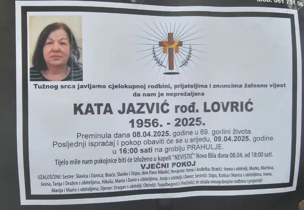 Preminula je Kata Jazvić