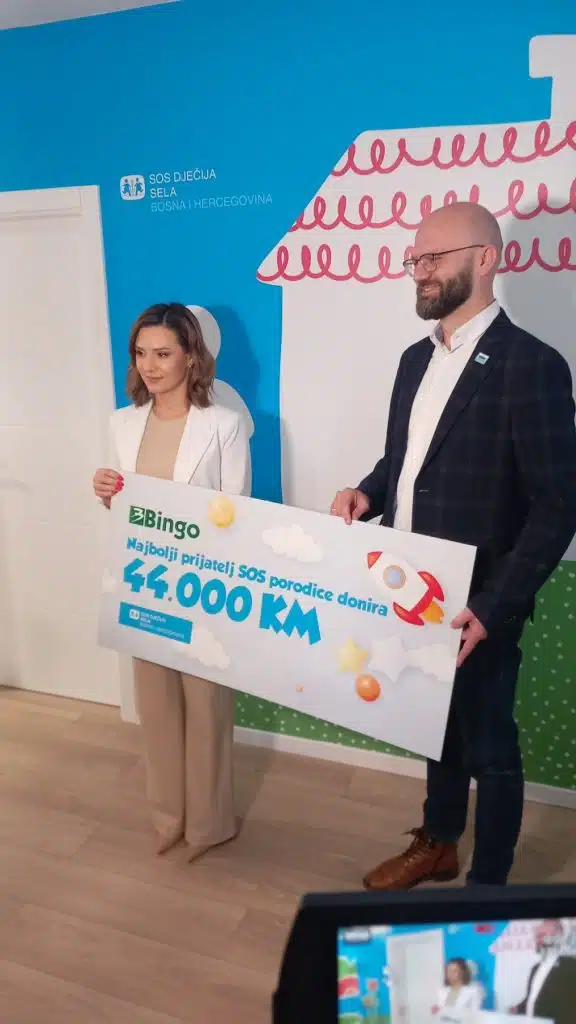 Kompanija Bingo uručila donaciju SOS Dječijim selima u BiH: Dvanaest godina prijateljstva i podrške djeci (FOTO)