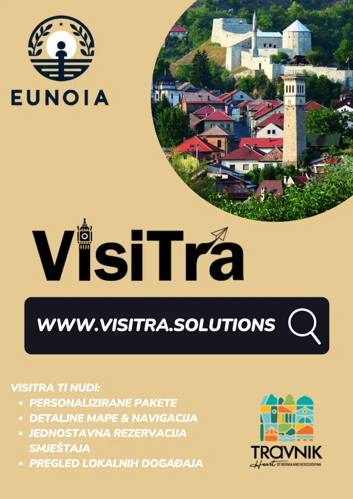 Eunoia predstavila inovativnu digitalnu platformu VisiTra u sklopu kampanje #GoTravnik za promociju Travnika Eunoia predstavila inovativnu digitalnu platformu VisiTra u sklopu kampanje #GoTravnik za promociju Travnika