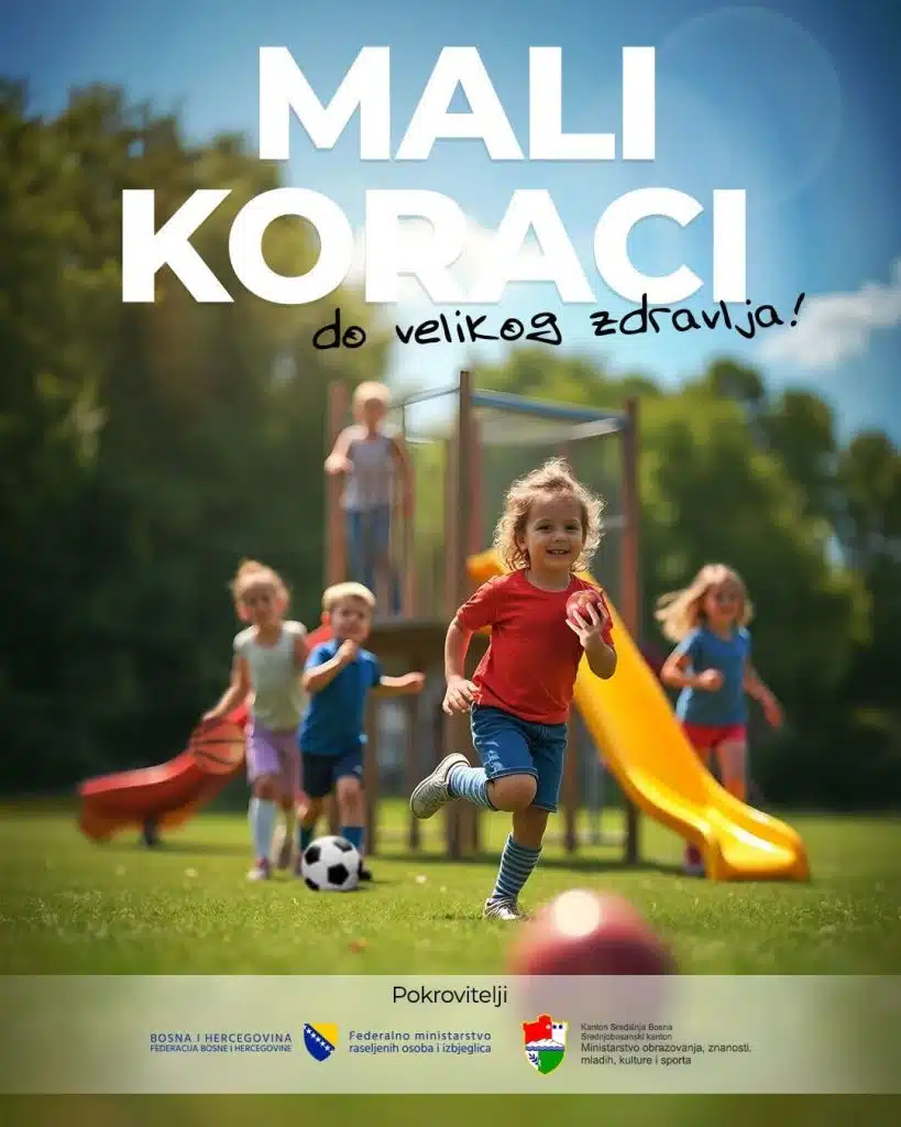 Mali koraci do velikog zdravlja: Djeca širom Srednje Bosne uče o zdravlju kroz igru i smijeh