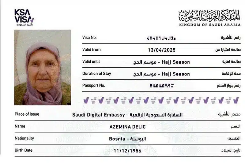 Hadžinica iz Travnika Azemina Delić preminula u Mekki poslije obavljenog hadža