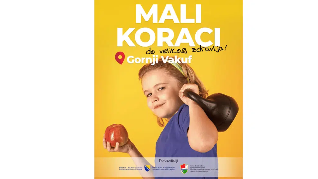 Promocija zdravih stilova života u SBK/KSB se nastavlja – danas u Gornjem Vakufu – Uskoplju