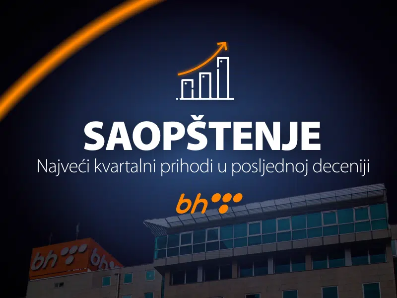 BH Telecom započeo 2025. s najvećim kvartalnim prihodima u posljednjoj deceniji