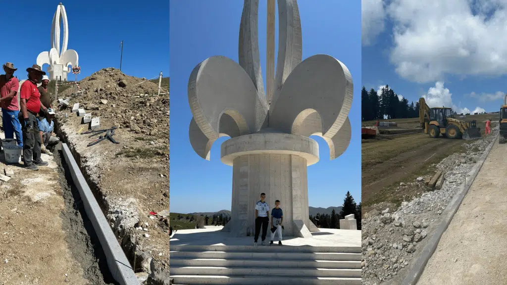 (FOTO) Na Ljutoj Gredi u toku intenzivni radovi u parku “Slobode i mira”