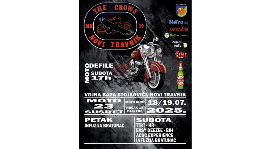 Spektakl na dva točka: 23. Moto susret MK The Crows 18. i 19. jula u Stojkovićima
