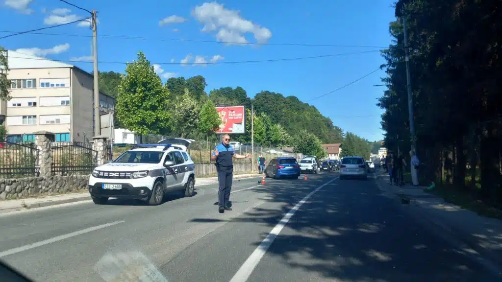 Sudar iznad bolnice u Travniku: Uviđaj u toku (FOTO)