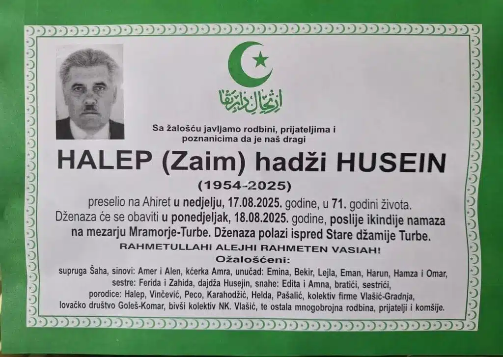 HALEP (Zaim) hadži HUSEIN