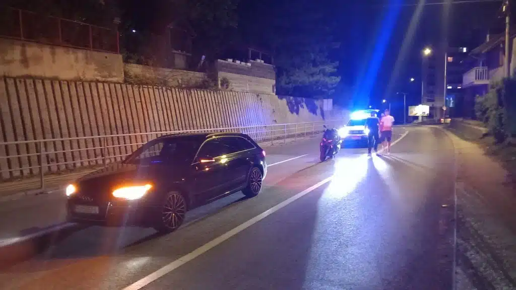 (FOTO) Sudar automobila i motocikla na putu Bolnička – Kalibunar