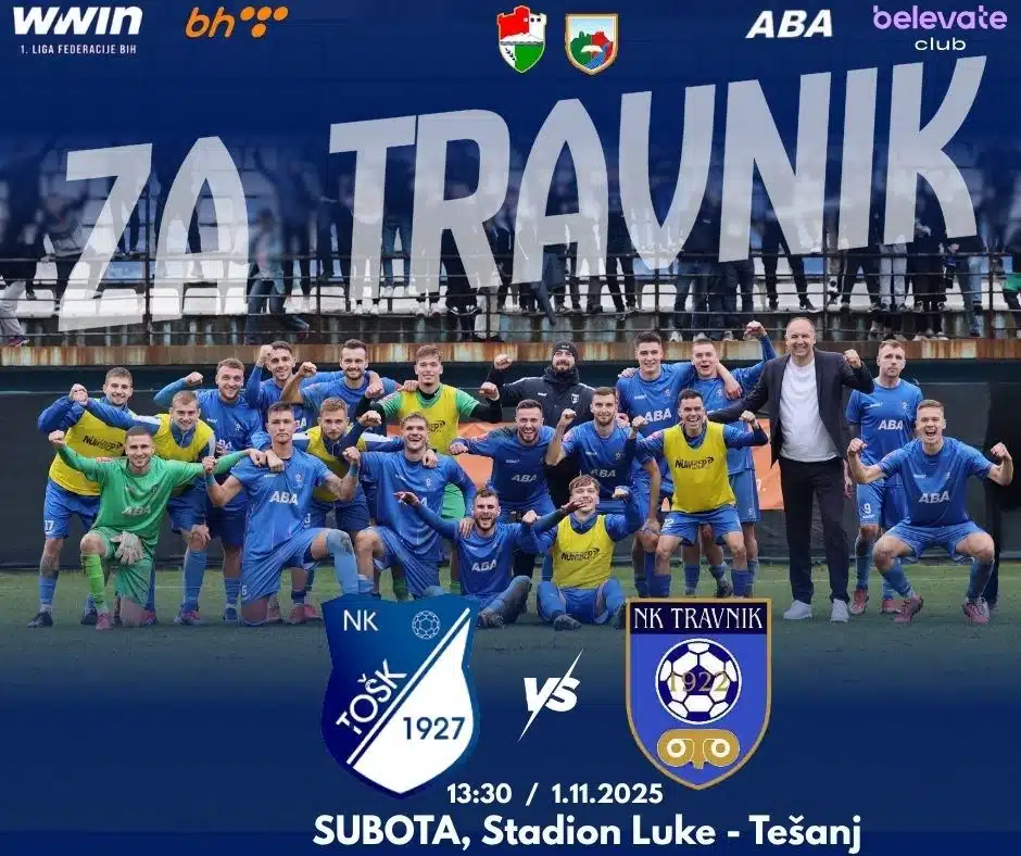 NK Travnik nastavlja uspješan početak sezone, u subotu utkamica protiv Toška