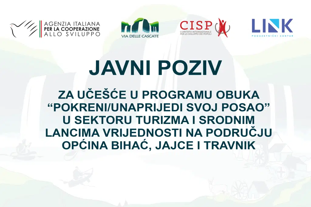 Pokreni ili unaprijedi svoj posao, obuke i grant podrška do 15.000 EUR za poduzetnike u turizmu