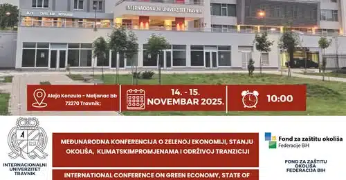 Objavljen program Međunarodne konferencije o zelenoj ekonomiji i klimatskim promjenama u Travniku