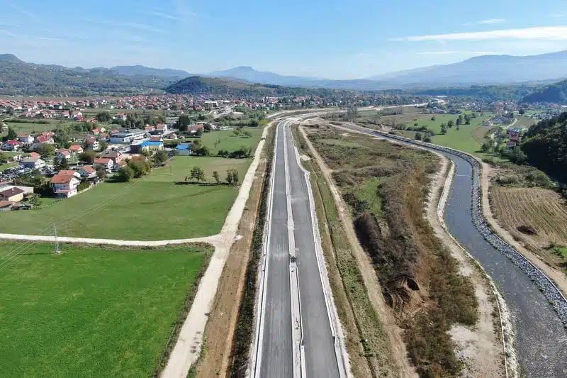 Završeni radovi na dijelu brze ceste Lašva – Nević Polje kod Viteza, ali na čekanju otvaranje za saobraćaj brza cesta lasva nevic povlje