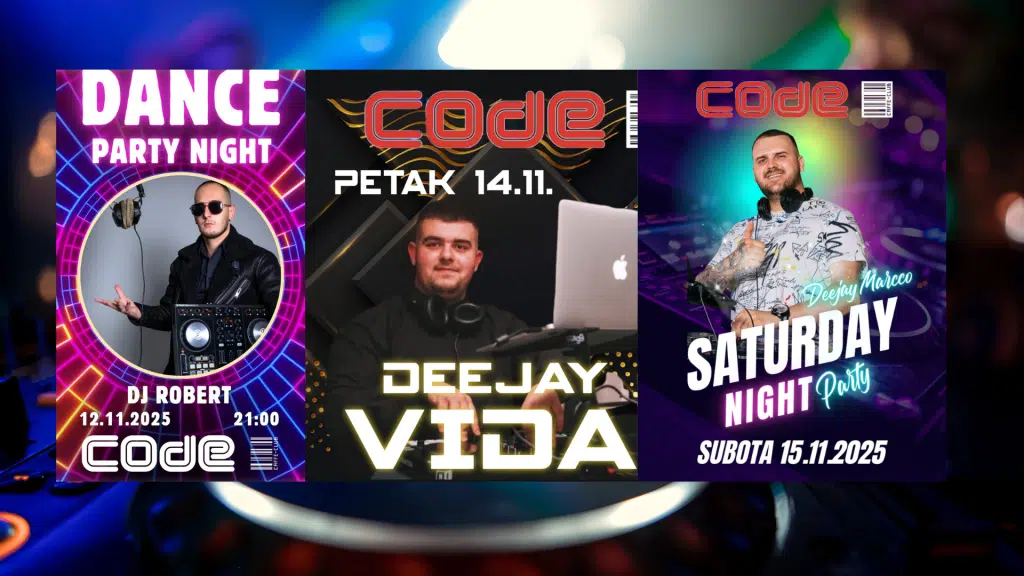 I ovog vikenda Club Code u Novom Travniku sprema nezaboravan provod