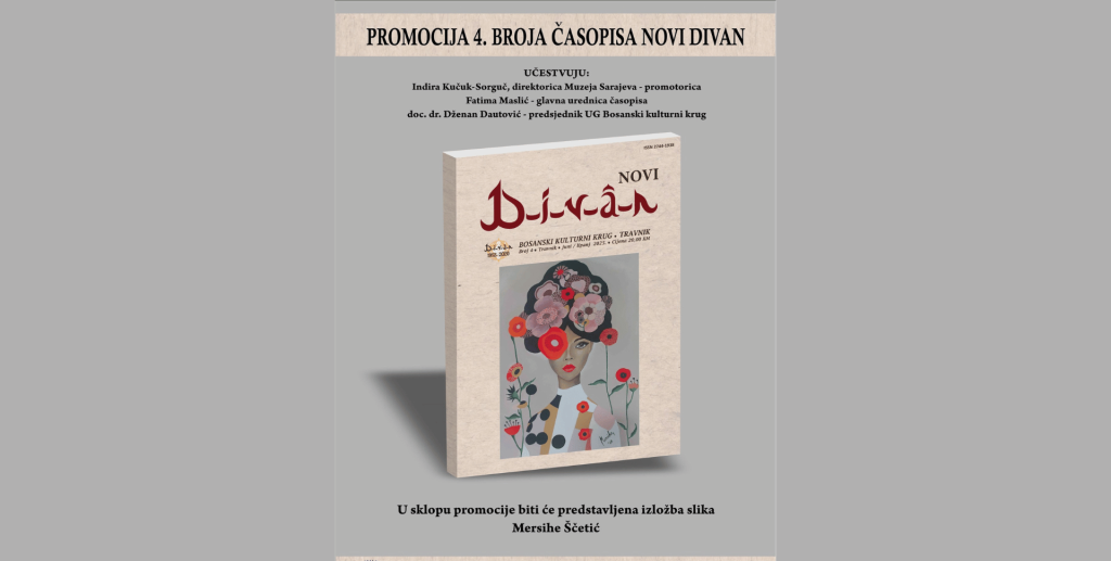 U Travniku večeras promocija novog broja časopisa „Novi Divan“ i izložba slika Mersihe Ščetić