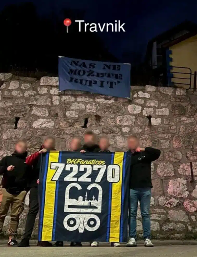 BH Fanaticosi istakli poruke protiv Saveza širom BiH, poruku poslali i iz Travnika