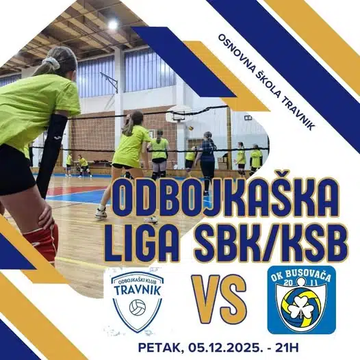 OK Travnik dočekuje OK Busovača: Pionirke igraju 6. kolo Omladinske lige SBK/KSB