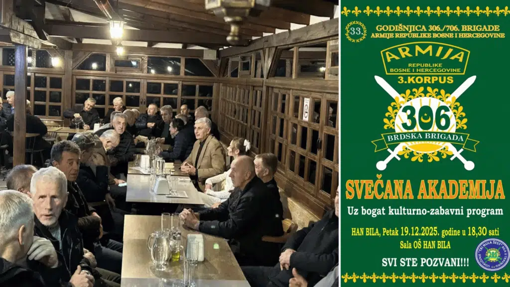 (VIDEO) Sutra obilježavanje 33. godišnjice formiranja 306/706. brdske brigade Armije RBiH