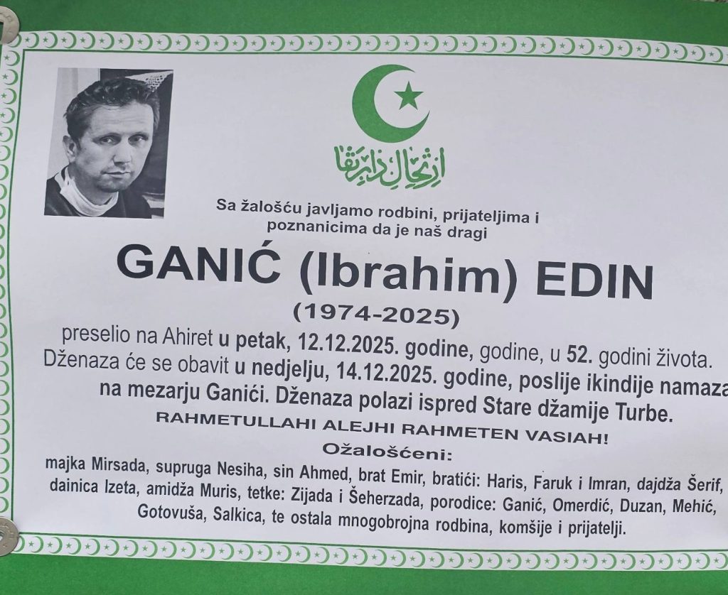GANIĆ (Ibrahim) EDIN