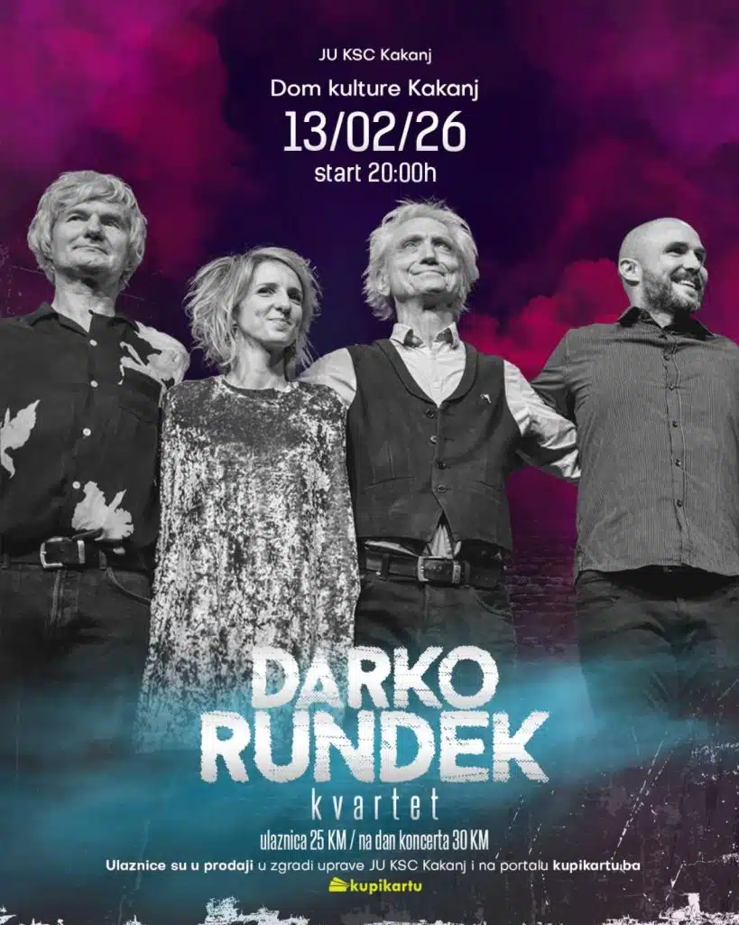 Darko Rundek Kvartet 13. februara u Kaknju – ulaznice u prodaji