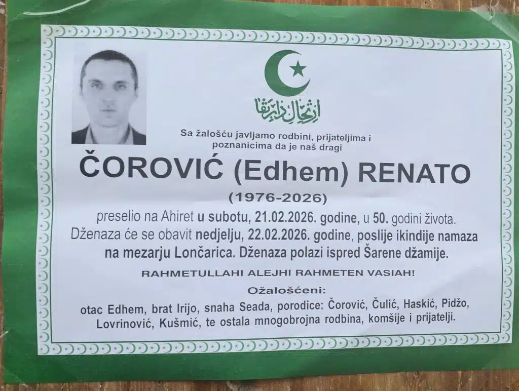 Preminuo je Renato Čorović
