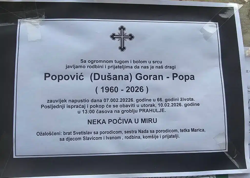 Preminuo je Goran Popović Popa