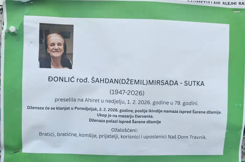 Preminula je Mirsada Đonlić Sutka