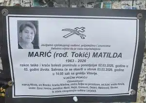 Preminula Matilda Marić