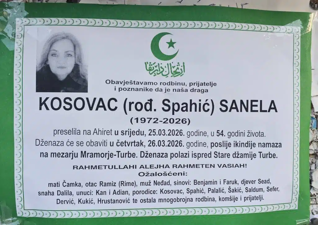 KOSOVAC (rođ. Spahić) SANELA