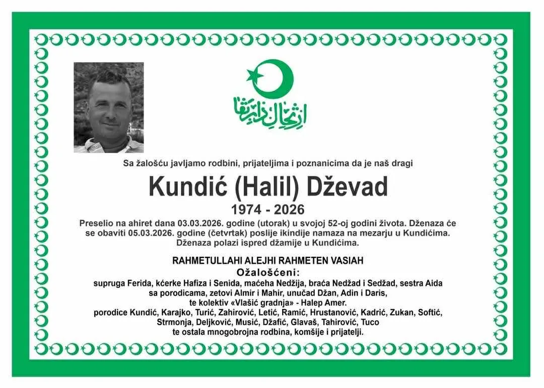 Preminuo Dževad Kundić