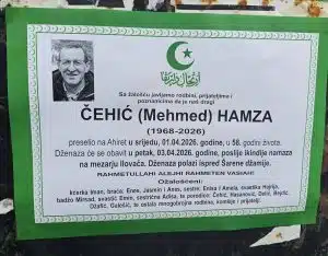 Preminuo Hamza Čehić