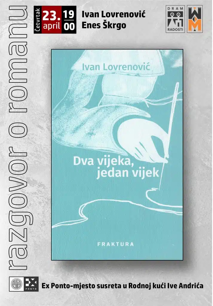 Razgovor o romanu Ivana Lovrenovića „Dva vijeka, jedan vijek“ u Rodnoj kući Ive Andrića