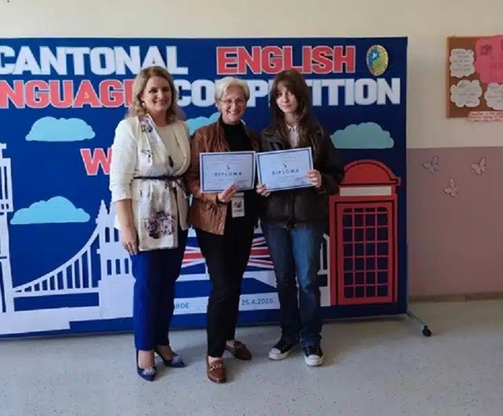 Lena Beganović najbolja na kantonalnom takmičenju iz engleskog jezika