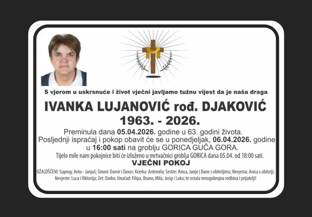 IVANKA LUJANOVIĆ rođ. DJAKOVIĆ