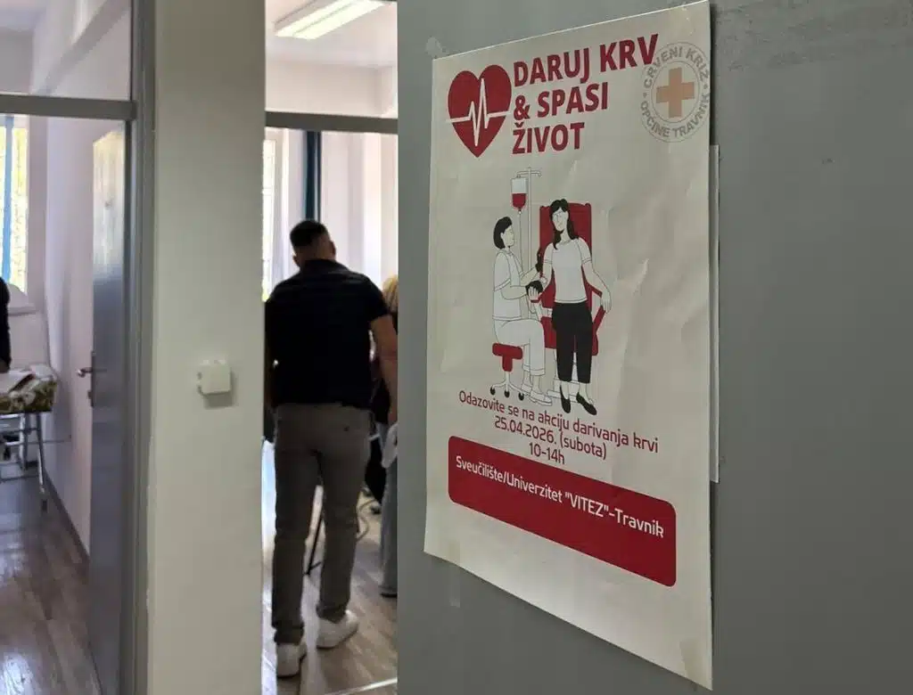 U Travniku uspješno organizovana akcija dobrovoljnog darivanja krvi