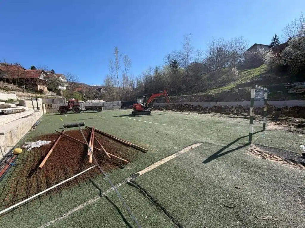 Radovi na stadionu u Podama napreduju planiranom dinamikom
