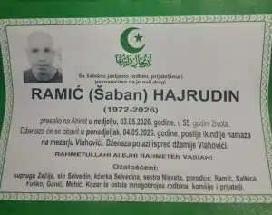 Preminuo Hajrudin Ramić