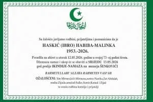 Preminula Haskić Habiba - Malinka