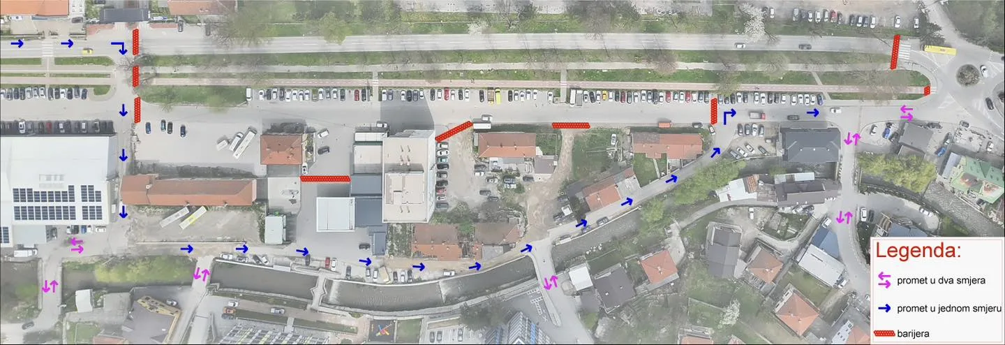 Sutra obustava saobraćaja u dijelu Ulice Aleja konzula