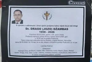 Preminuo je dr. Drago Džambas
