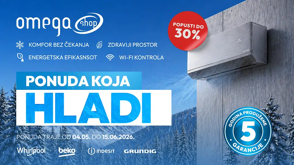 Ponuda klima uređaja do 30% popusta: Beko, Grundig, Whirlpool i Indesit uz dodatne pogodnosti