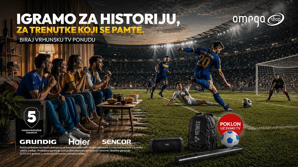 Omega shop donosi TV akciju uz poklone i produženu garanciju do 5 godina