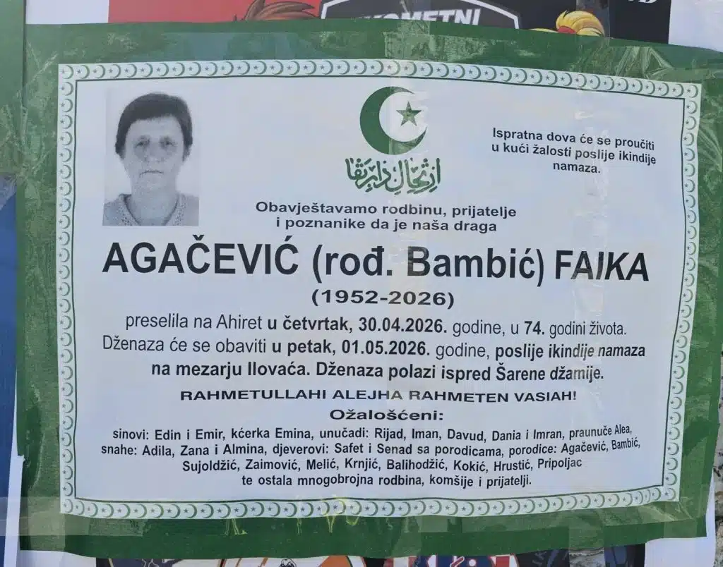 AGAČEVIĆ (rođ. Bambić) FAIKA
