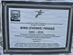 Preminuo Niko Pendeš
