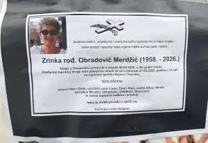 Preminula Zrinka Merdžić