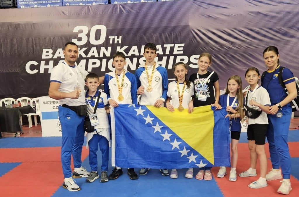 Veliki uspjeh mladih travničkih karatista, iz Turske se vraćaju sa tri balkanske medalje (FOTO)